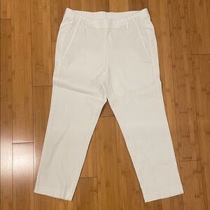 J. Jill Linen Stretch Pants white size medium